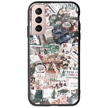 Baby Its Cold Outside Samsung Galaxy S21 FE 5G Groove TPU (Tempered Glass και TPU)