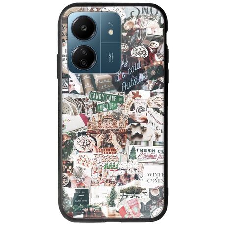 Baby Its Cold Outside Xiaomi Poco C65 Groove TPU (Tempered Glass και TPU)