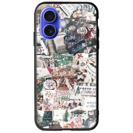 Baby Its Cold Outside iPhone 16 Groove TPU (Tempered Glass και TPU)