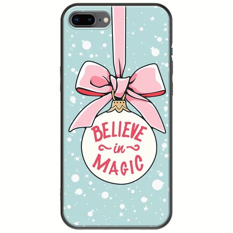 Believe In Magic iPhone 7 Plus Black TPU (Μαύρη Σιλικόνη)