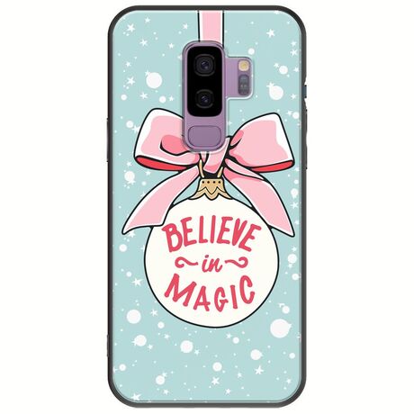 Believe In Magic Samsung Galaxy S9 Plus Black TPU (Μαύρη Σιλικόνη)