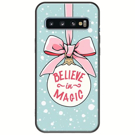 Believe In Magic Samsung Galaxy S10 Plus Black TPU (Μαύρη Σιλικόνη)