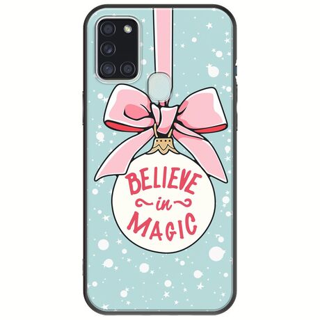 Believe In Magic Samsung Galaxy A21s Black TPU (Μαύρη Σιλικόνη)