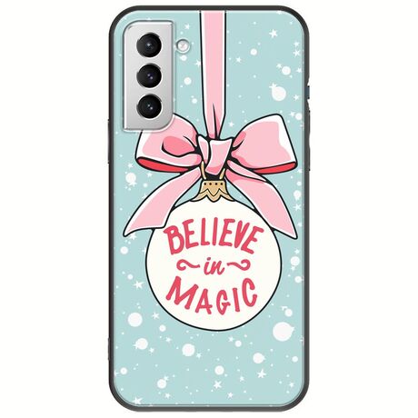 Believe In Magic Samsung Galaxy S21 Plus Black TPU (Μαύρη Σιλικόνη)