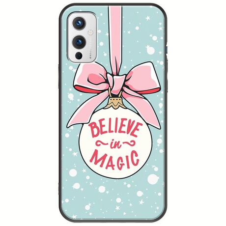 Believe In Magic OnePlus 9 Black TPU (Μαύρη Σιλικόνη)