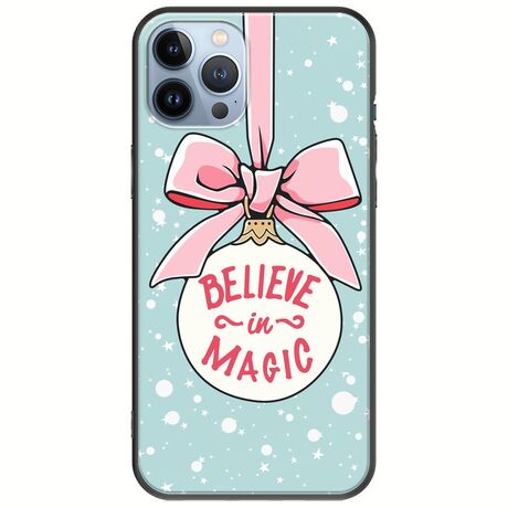 Believe In Magic iPhone 12 Pro Black TPU (Μαύρη Σιλικόνη)