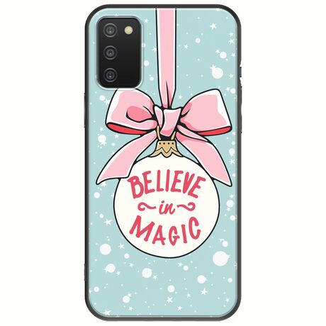 Believe In Magic Samsung Galaxy A03s Black TPU (Μαύρη Σιλικόνη)
