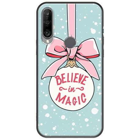 Believe In Magic Huawei Y6p Black TPU (Μαύρη Σιλικόνη)