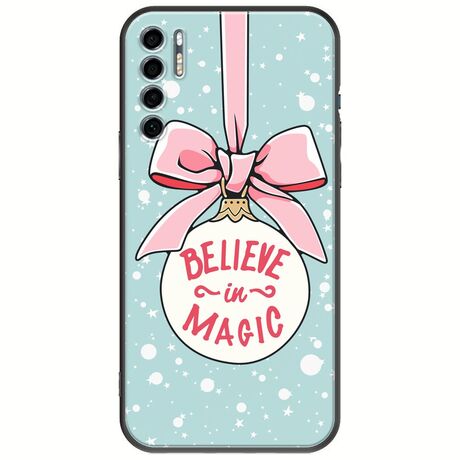 Believe In Magic TCL 20S / 20 5G / 20L / 20L+ Black TPU (Μαύρη Σιλικόνη)