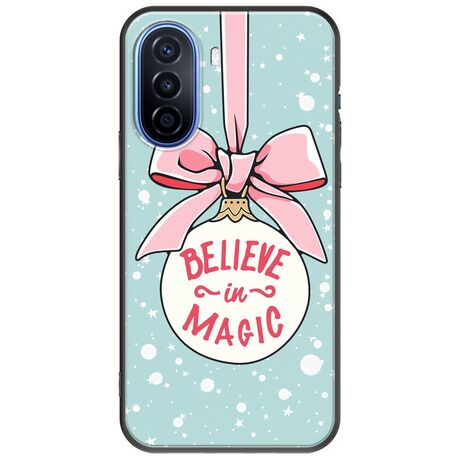 Believe In Magic Huawei Nova Y70 Black TPU (Μαύρη Σιλικόνη)