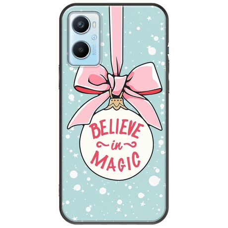 Believe In Magic Oppo A96 4G Black TPU (Μαύρη Σιλικόνη)