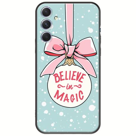 Believe In Magic Samsung Galaxy A54 5G Black TPU (Μαύρη Σιλικόνη)