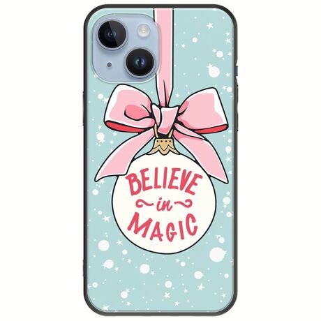 Believe In Magic iPhone 15 Black TPU (Μαύρη Σιλικόνη)