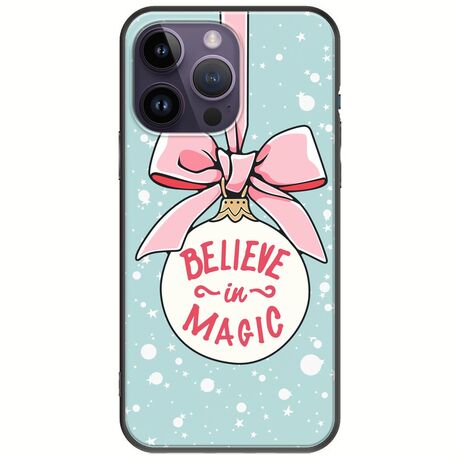 Believe In Magic iPhone 15 Pro Black TPU (Μαύρη Σιλικόνη)