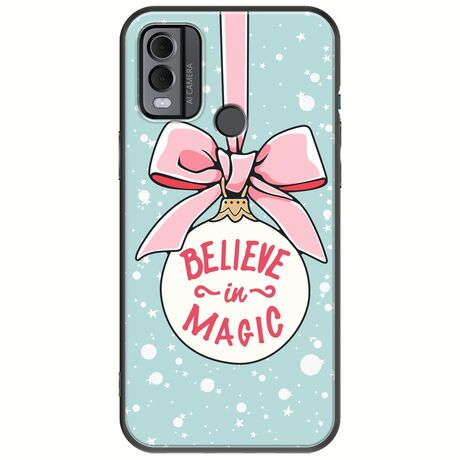 Believe In Magic Nokia C22 Black TPU (Μαύρη Σιλικόνη)