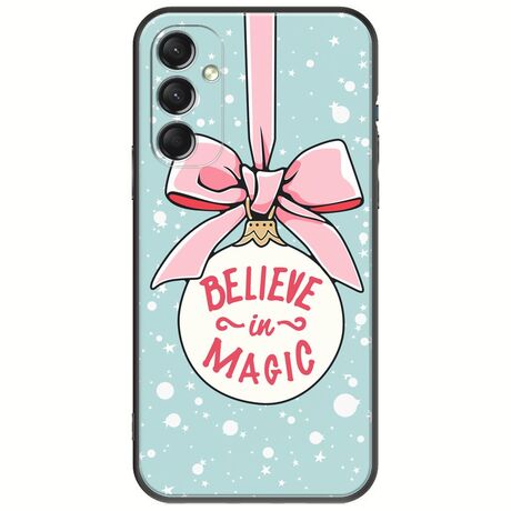 Believe In Magic Samsung Galaxy M34 5G Black TPU (Μαύρη Σιλικόνη)