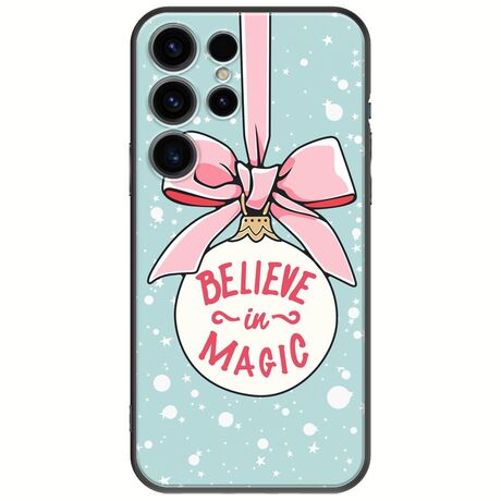 Believe In Magic Samsung Galaxy S24 Ultra 5G Black TPU (Μαύρη Σιλικόνη)