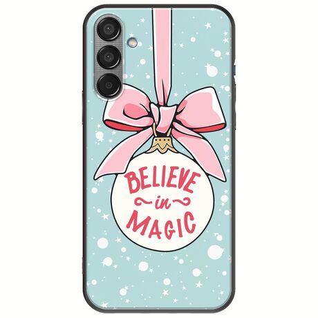 Believe In Magic Samsung Galaxy M55 5G Black TPU (Μαύρη Σιλικόνη)