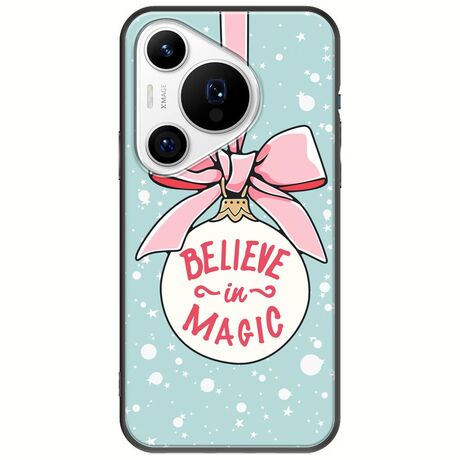 Believe In Magic Huawei Pura 70 Pro Black TPU (Μαύρη Σιλικόνη)
