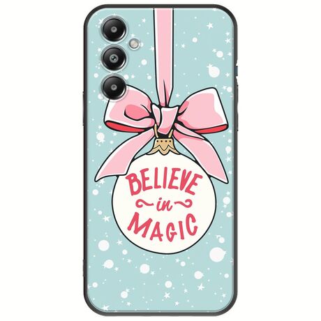 Believe In Magic Samsung Galaxy S25 FE 5G Black TPU (Μαύρη Σιλικόνη)