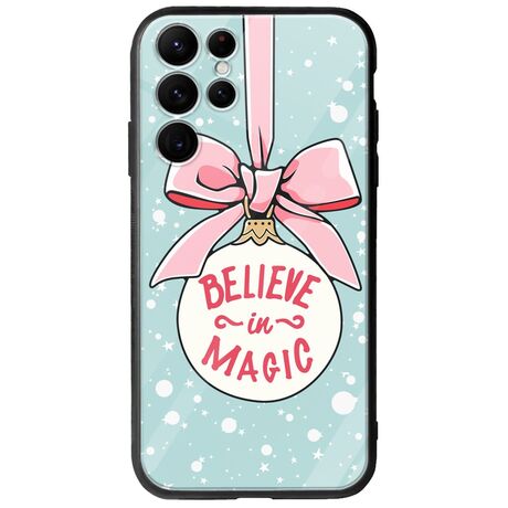 Believe In Magic Samsung Galaxy S22 Ultra Groove TPU (Tempered Glass και TPU)