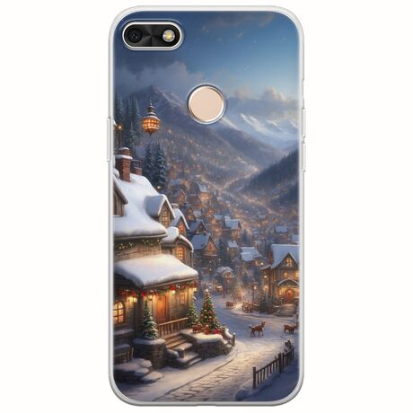 Cozy Christmas Village Huawei P9 Lite Mini Flexible TPU (Διάφανη Σιλικόνη)