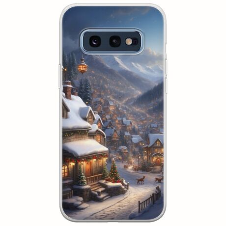 Cozy Christmas Village Samsung Galaxy S10e Flexible TPU (Διάφανη Σιλικόνη)