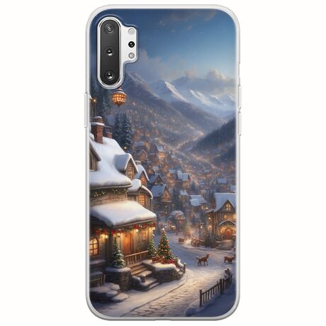 Cozy Christmas Village Samsung Galaxy Note 10 Plus Flexible TPU (Διάφανη Σιλικόνη)