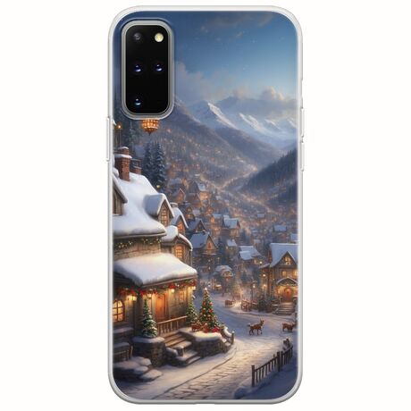 Cozy Christmas Village Samsung Galaxy S20 Plus Flexible TPU (Διάφανη Σιλικόνη)