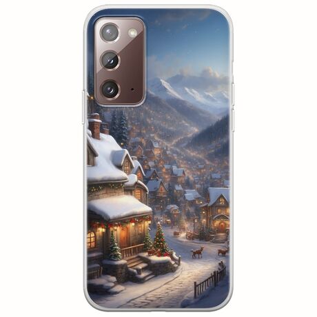 Cozy Christmas Village Samsung Galaxy Note 20 Flexible TPU (Διάφανη Σιλικόνη)