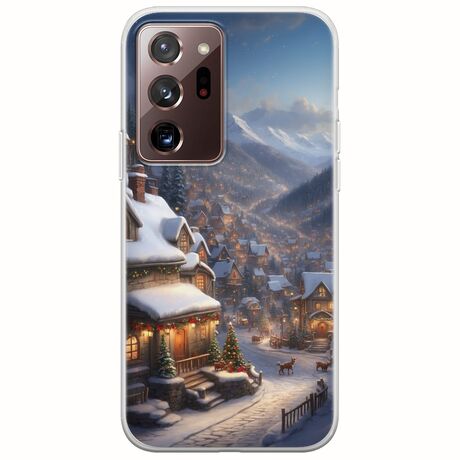 Cozy Christmas Village Samsung Galaxy Note 20 Ultra Flexible TPU (Διάφανη Σιλικόνη)