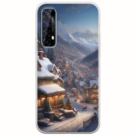 Cozy Christmas Village Realme 7 Flexible TPU (Διάφανη Σιλικόνη)