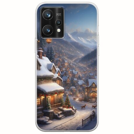 Cozy Christmas Village Realme 9 Pro Plus Flexible TPU (Διάφανη Σιλικόνη)