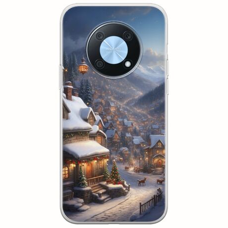 Cozy Christmas Village Huawei Nova Y90 Flexible TPU (Διάφανη Σιλικόνη)