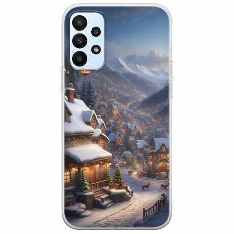 Cozy Christmas Village Samsung Galaxy A23 5G Flexible TPU (Διάφανη Σιλικόνη)
