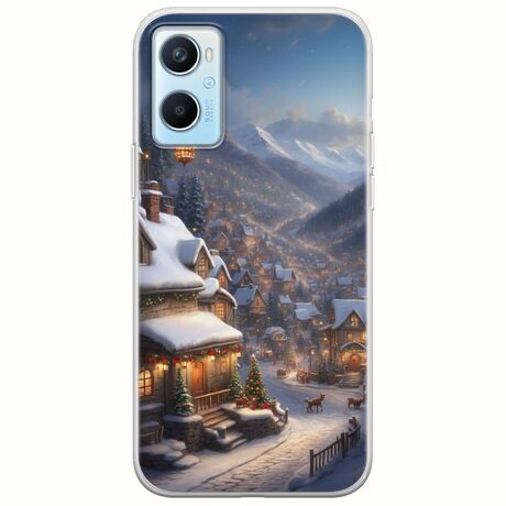 Cozy Christmas Village Oppo A96 4G Flexible TPU (Διάφανη Σιλικόνη)