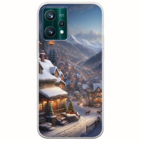 Cozy Christmas Village Realme 9 5G Flexible TPU (Διάφανη Σιλικόνη)
