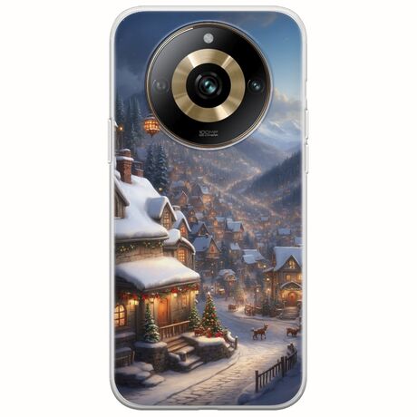 Cozy Christmas Village Realme 11 Pro Plus 5G Flexible TPU (Διάφανη Σιλικόνη)