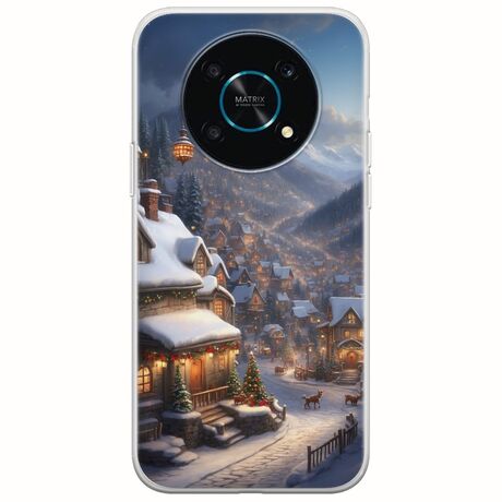 Cozy Christmas Village Honor Magic 4 Lite 5G Flexible TPU (Διάφανη Σιλικόνη)