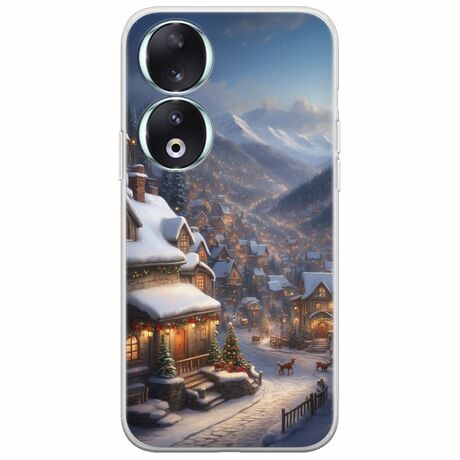 Cozy Christmas Village Honor 90 5G Flexible TPU (Διάφανη Σιλικόνη)