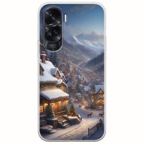 Cozy Christmas Village Honor 90 Lite 5G Flexible TPU (Διάφανη Σιλικόνη)