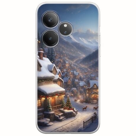 Cozy Christmas Village Realme GT 6 5G Flexible TPU (Διάφανη Σιλικόνη)