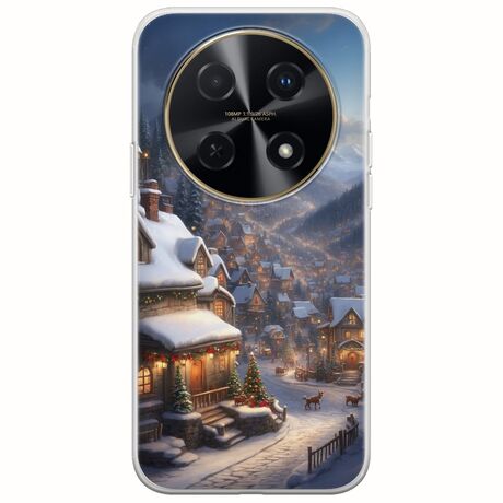 Cozy Christmas Village Huawei Nova 12i Flexible TPU (Διάφανη Σιλικόνη)