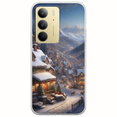 Cozy Christmas Village Realme C75 4G Flexible TPU (Διάφανη Σιλικόνη)