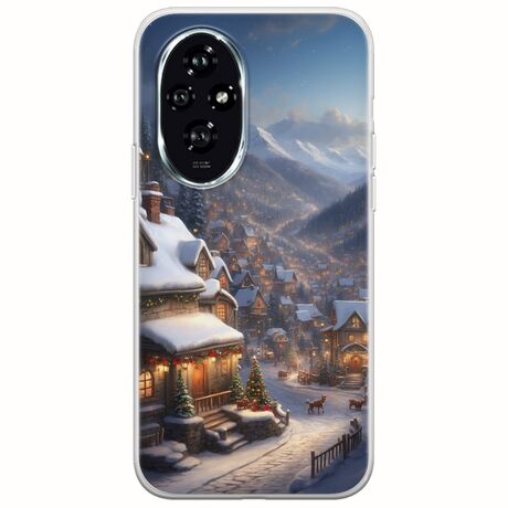 Cozy Christmas Village Honor 200 5G Flexible TPU (Διάφανη Σιλικόνη)