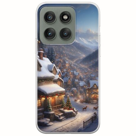 Cozy Christmas Village Motorola Edge 60 Fusion 5G Flexible TPU (Διάφανη Σιλικόνη)