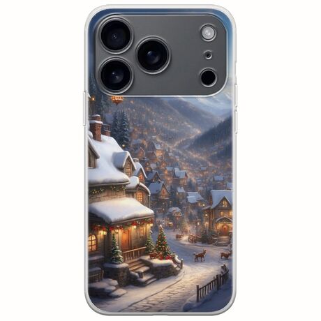 Cozy Christmas Village iPhone 17 Pro Max Flexible TPU (Διάφανη Σιλικόνη)