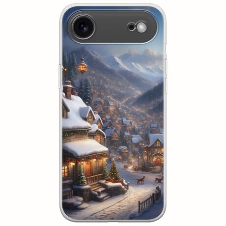 Cozy Christmas Village iPhone Air Flexible TPU (Διάφανη Σιλικόνη)