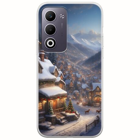 Cozy Christmas Village Oppo A5 4G/5G Flexible TPU (Διάφανη Σιλικόνη)