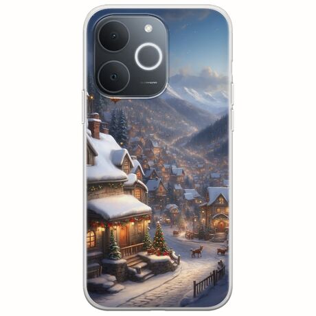 Cozy Christmas Village Realme Note 70T Flexible TPU (Διάφανη Σιλικόνη)
